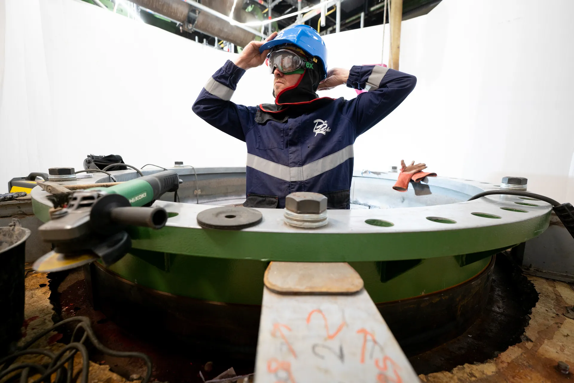 Intervention de déconstruction sur chantier nucléaire — Romain Beaumont